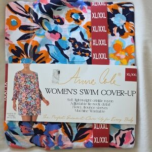 Anne Cole Multicolor Floral Swim Cover-Up